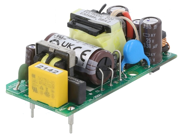 Voedingseenheid: schakelende; 15W; 120÷370VDC; 85÷264VAC; OUT: 2 Voedingseenheid: schakelende; 15W; 120÷370VDC; 85÷264VAC; OUT: 2